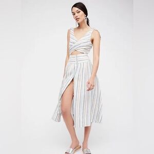 Free People Kansas City Girl Midi Dress Size 6
